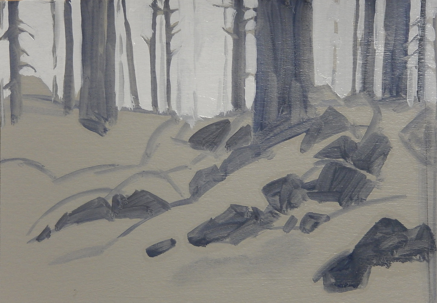 Tonal composition of Winter woods