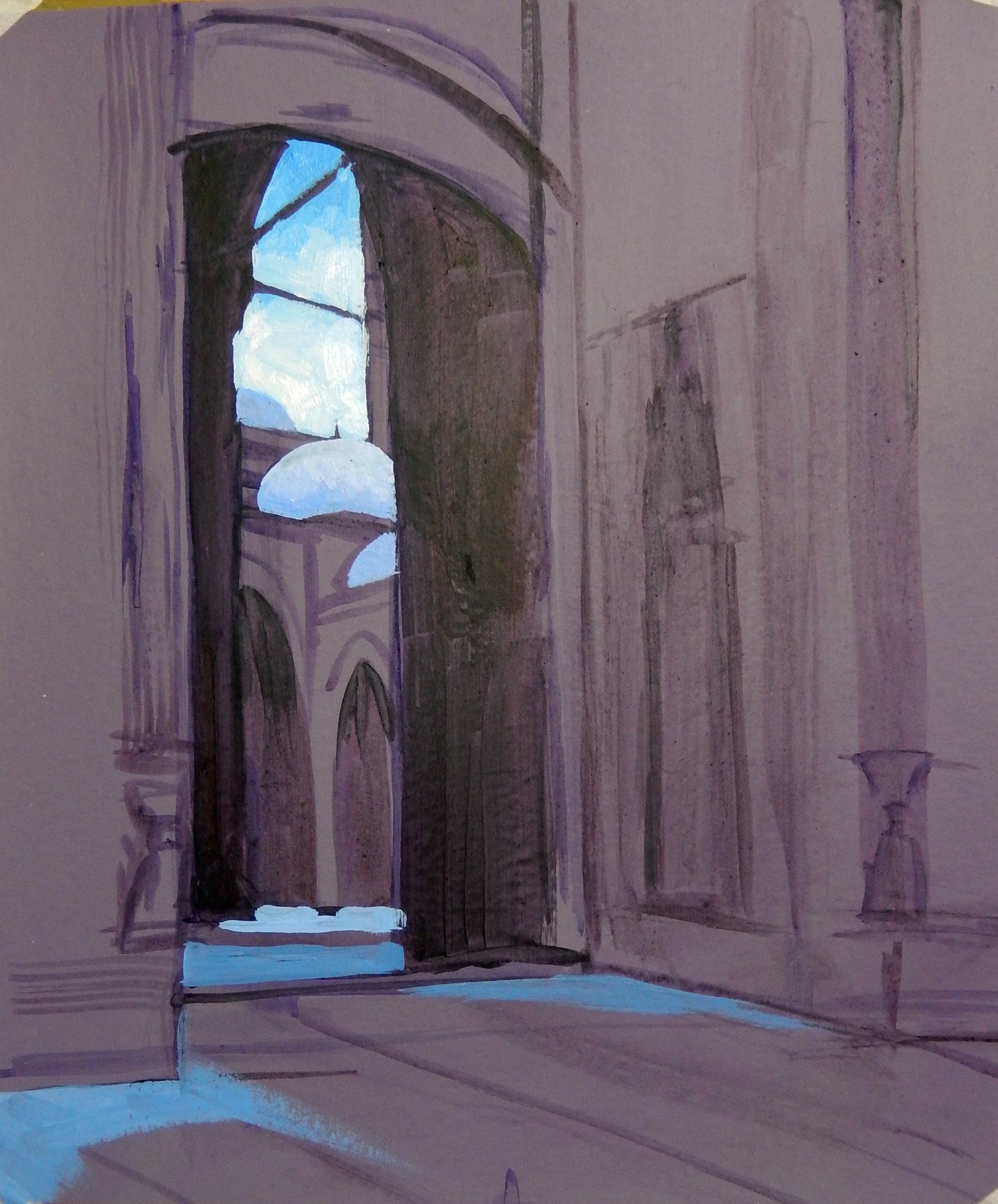 Stillness of the courtyard