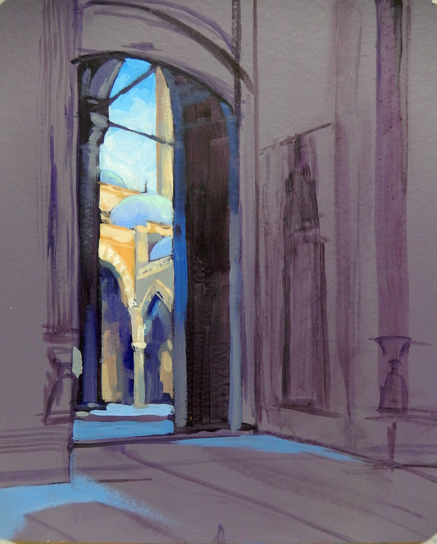 Stillness of the courtyard