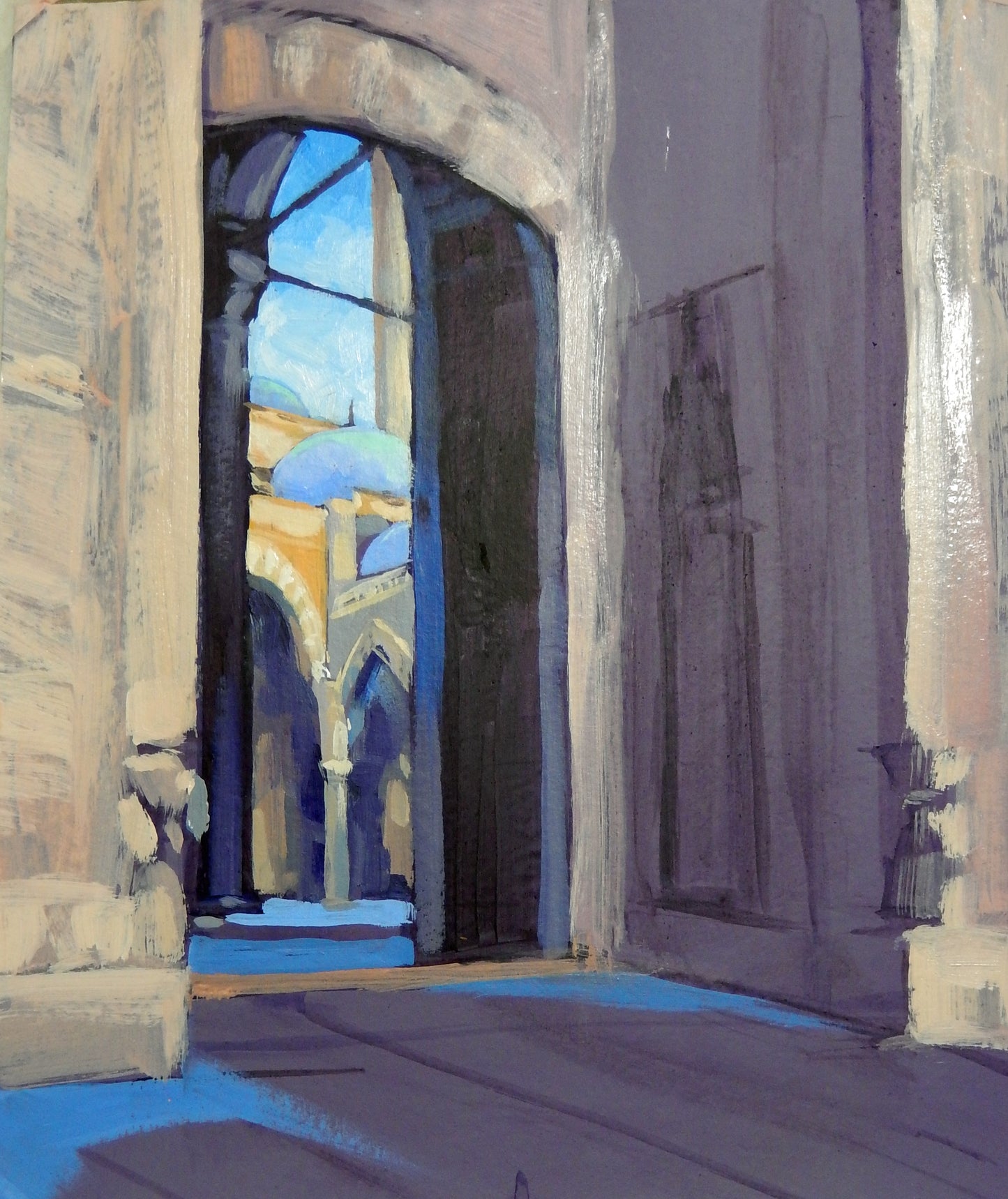 Stillness of the courtyard