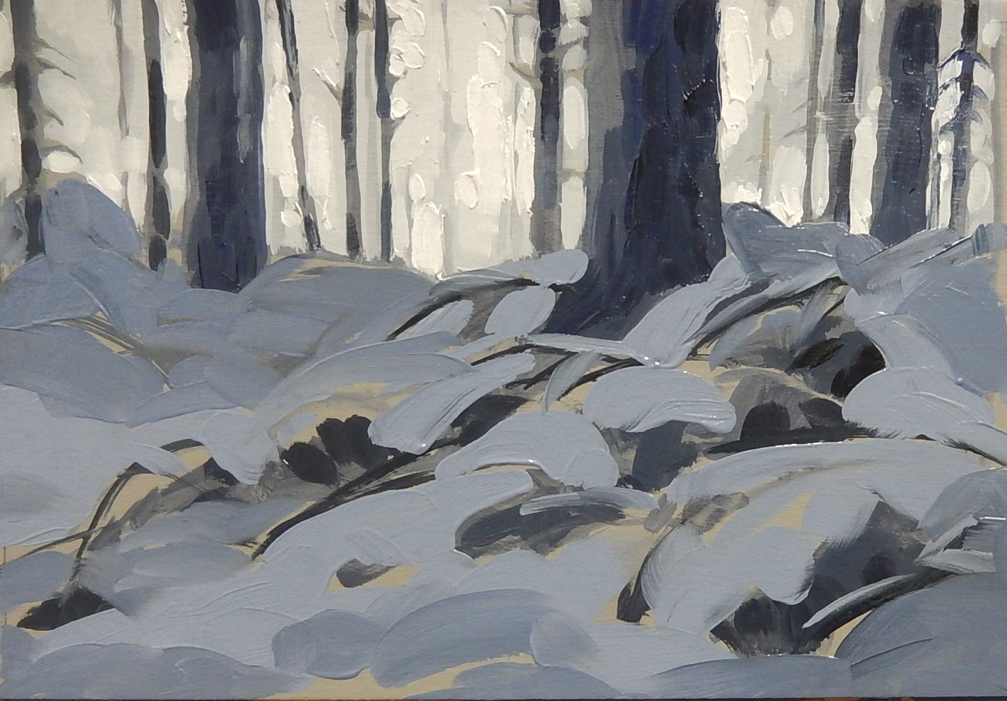 Tonal composition of Winter woods