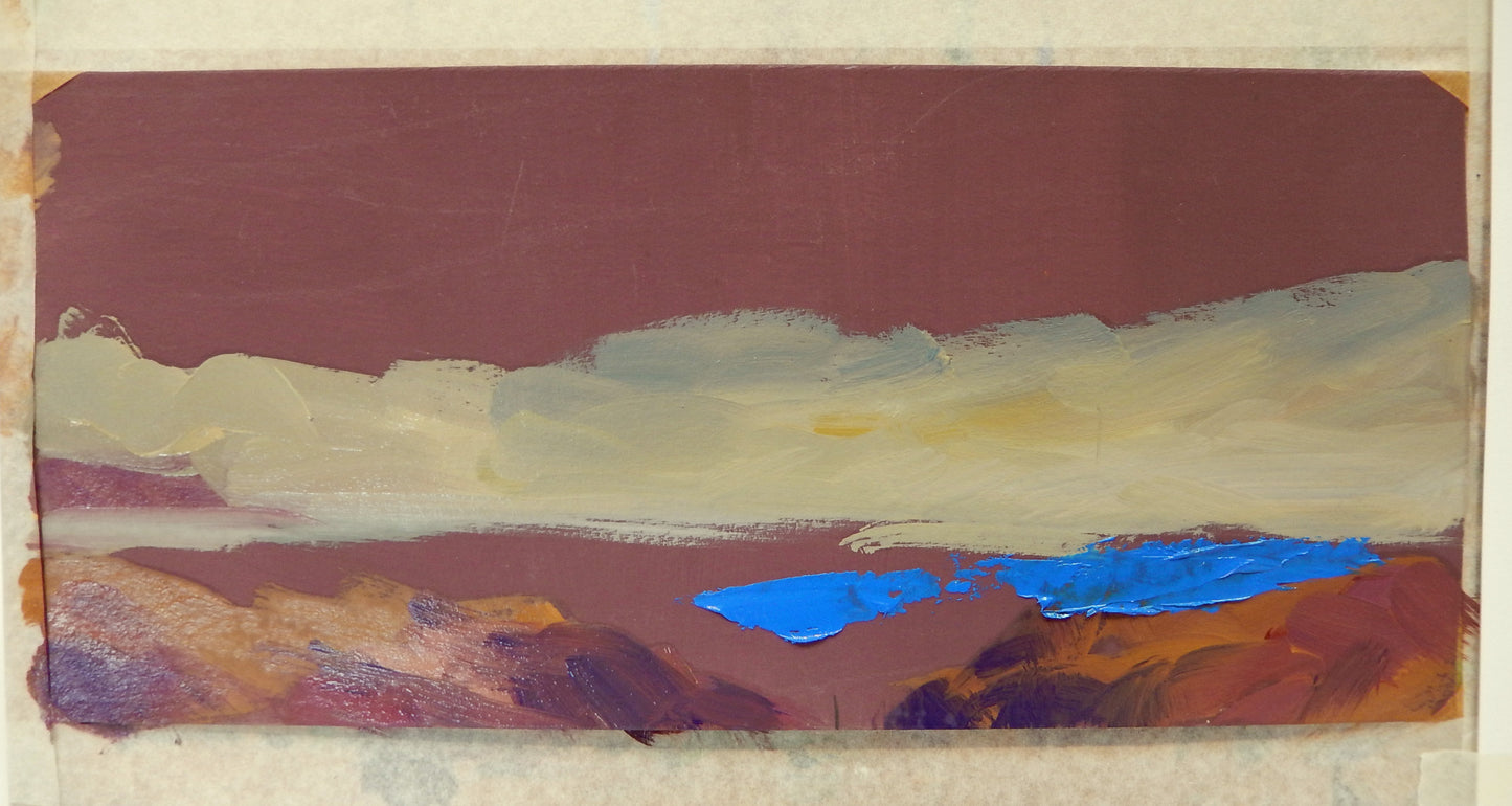 Seascapes with a palette knife