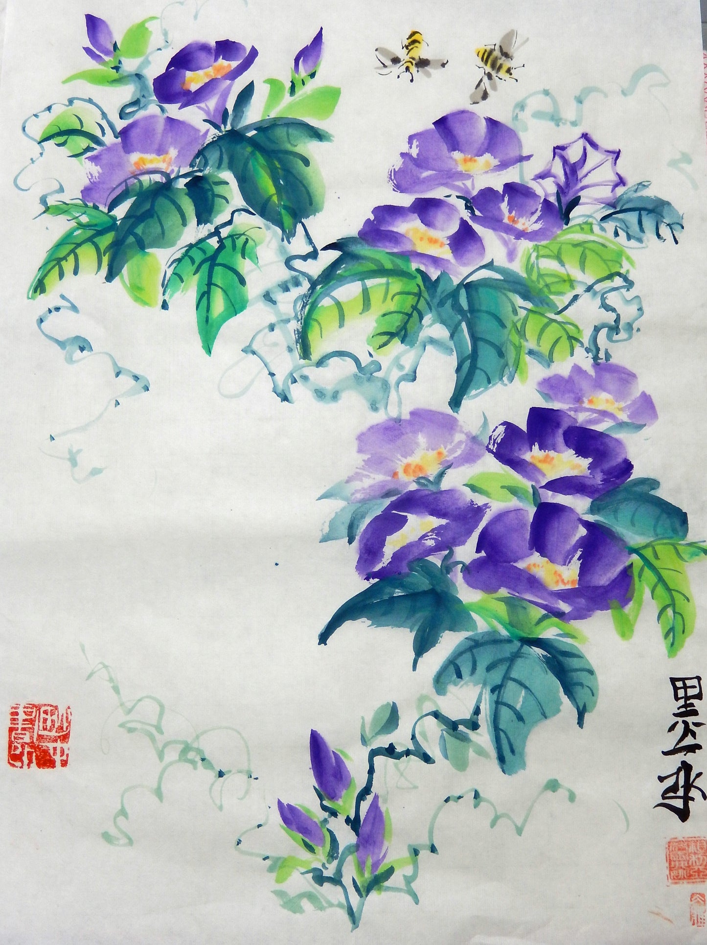 Climber Plant and Bees