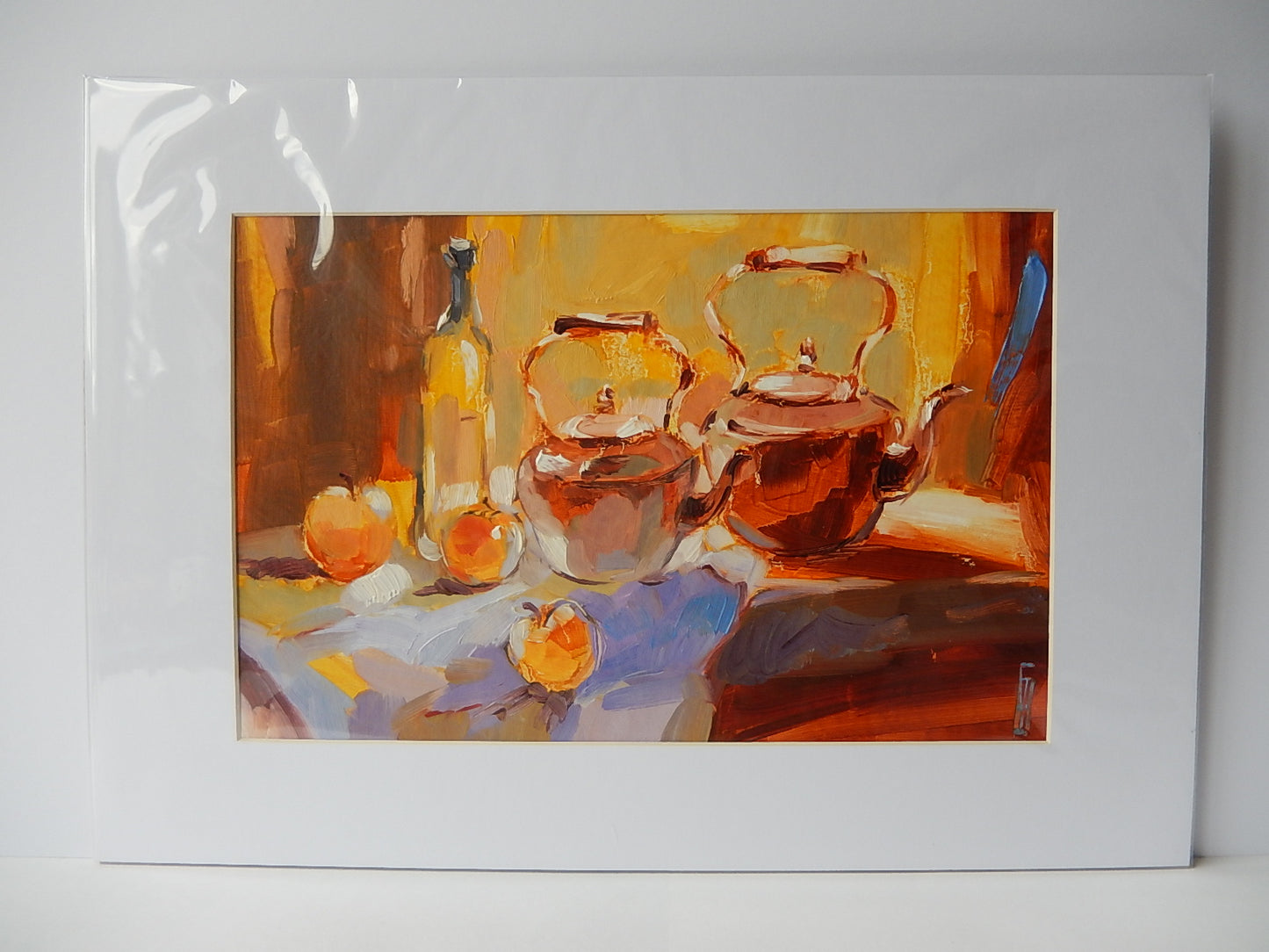 Still-life with Two Copper Teapots