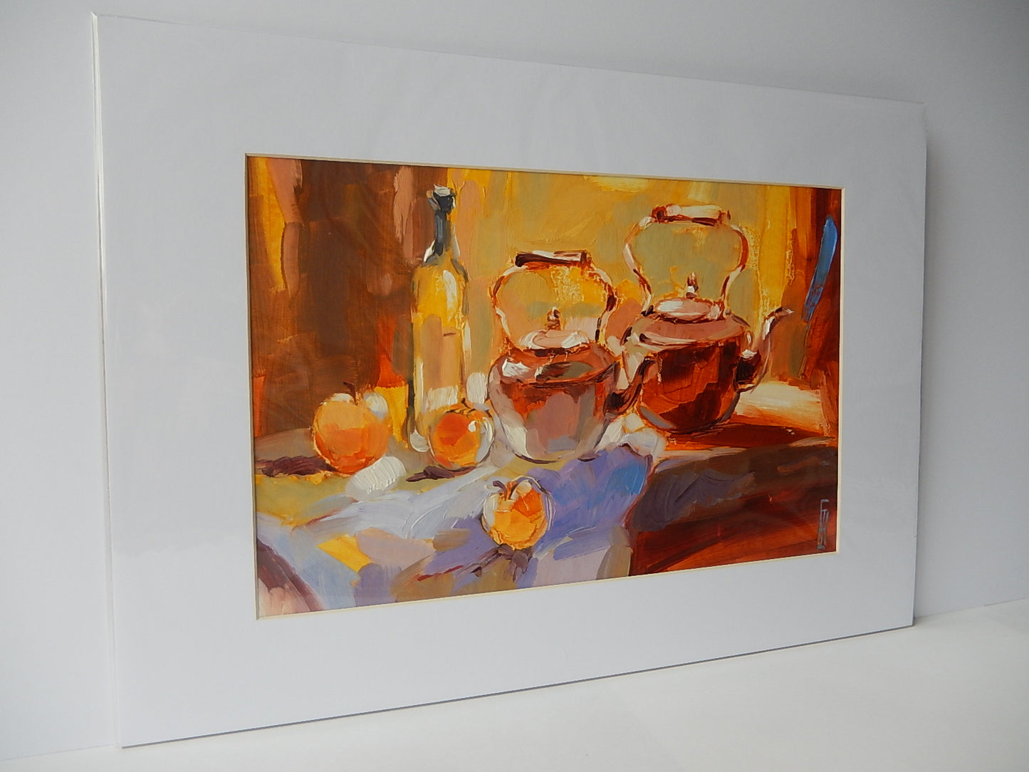 Still-life with Two Copper Teapots
