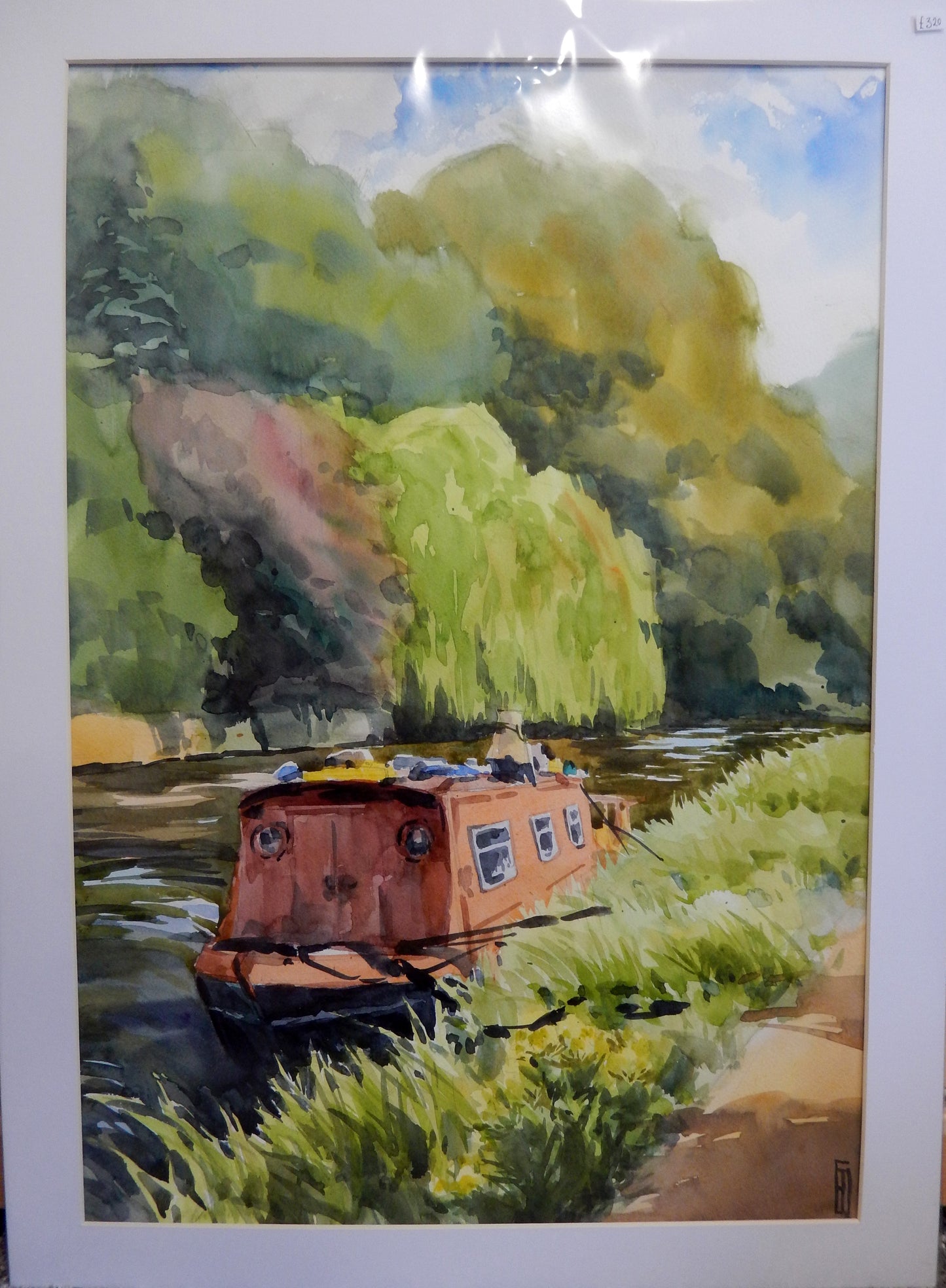 Old Canal Boat