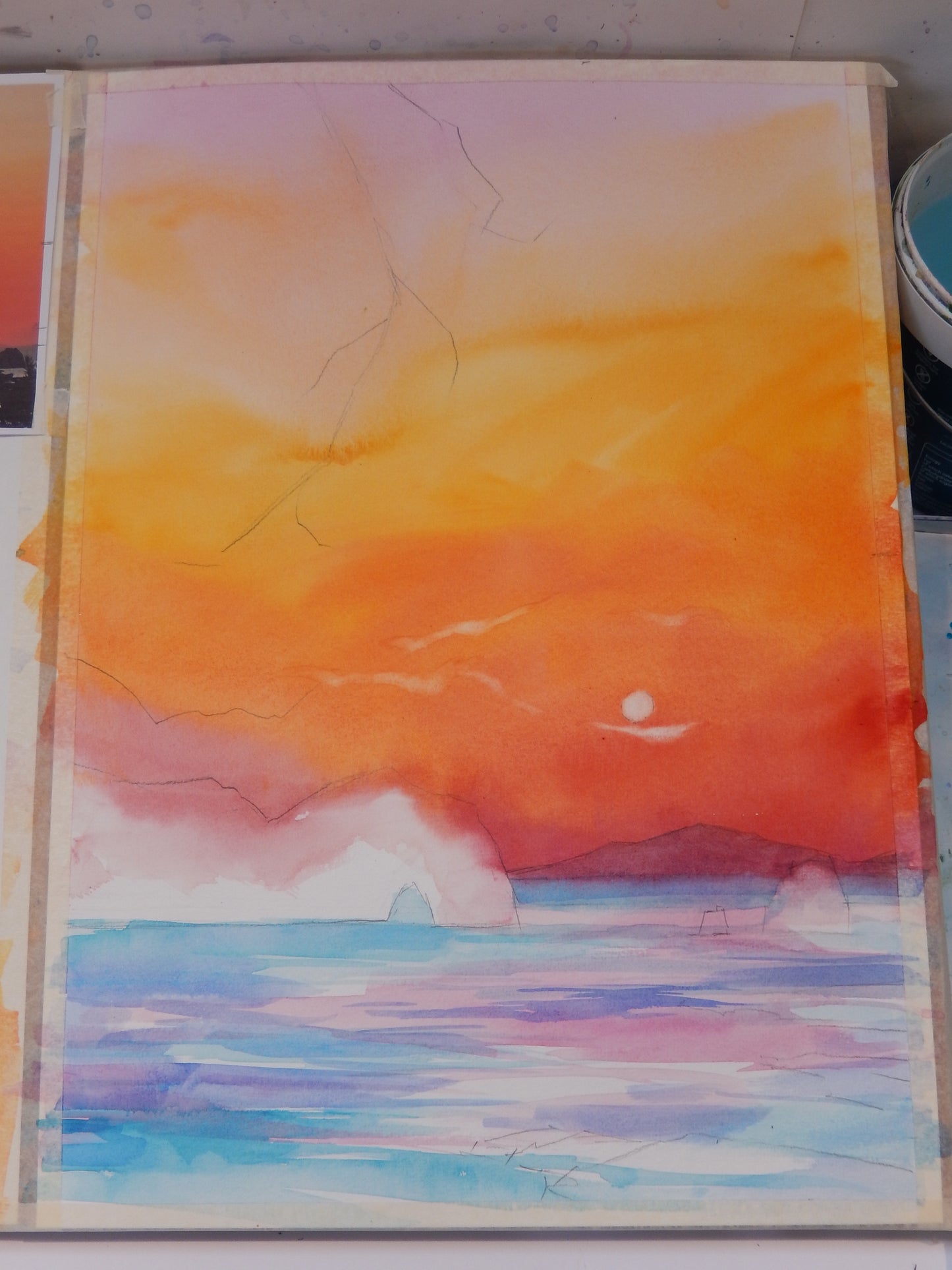 Sunset with a Pine