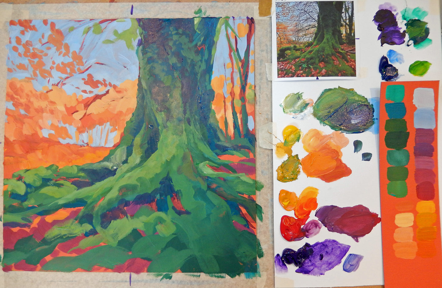 Under the Moss, Split Complementary Colours - FREE taster video
