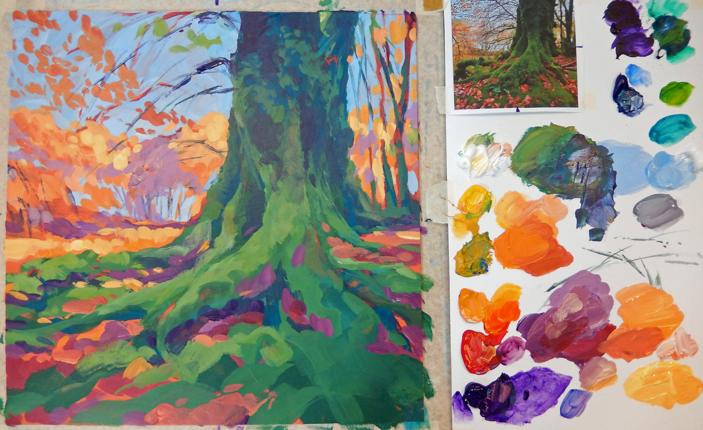 Under the Moss, Split Complementary Colours - FREE taster video