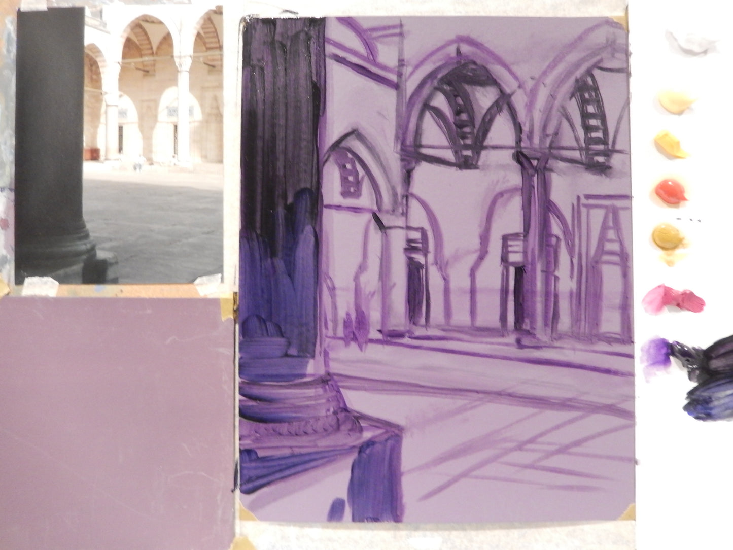 Courtyard of Suleymaniye Mosque, Istanbul