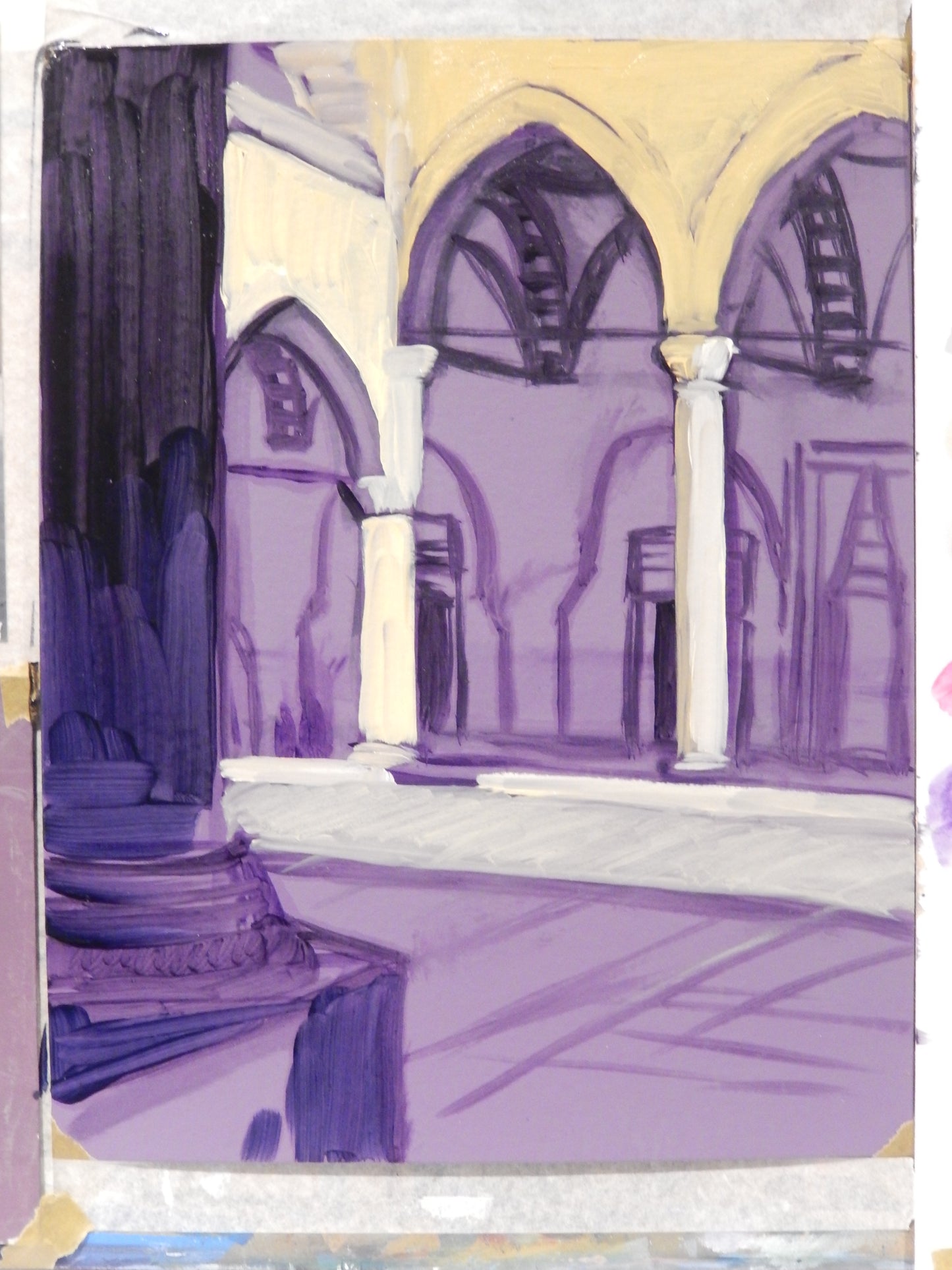 Courtyard of Suleymaniye Mosque, Istanbul