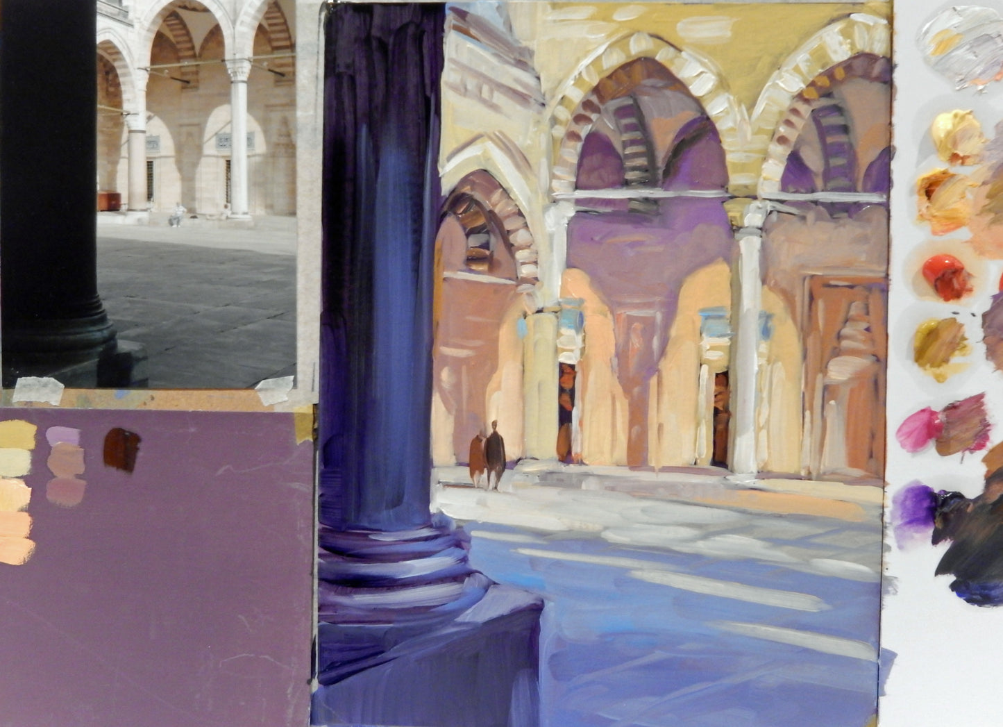 Courtyard of Suleymaniye Mosque, Istanbul