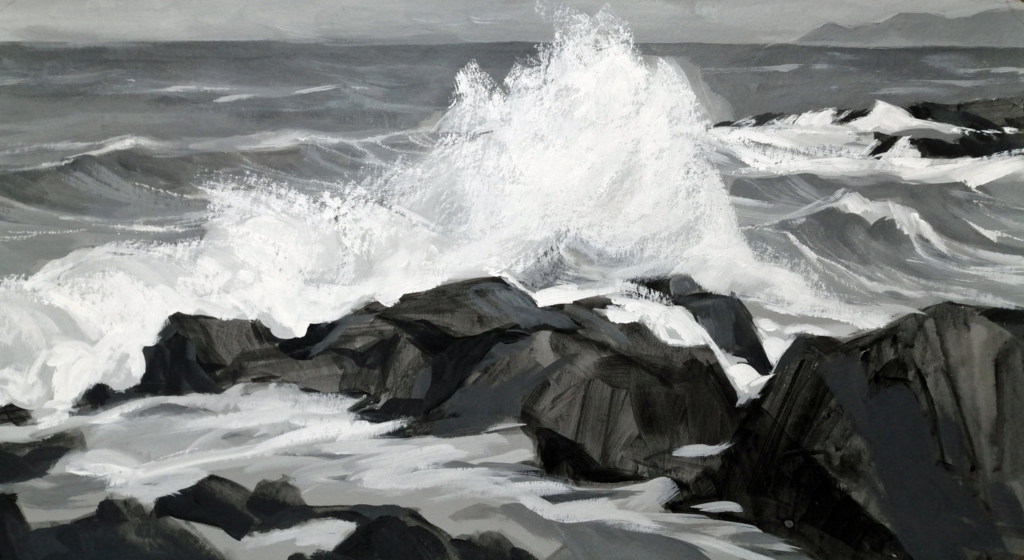 Edge of the Hebrides, West Coast of Scotland (tonal version)