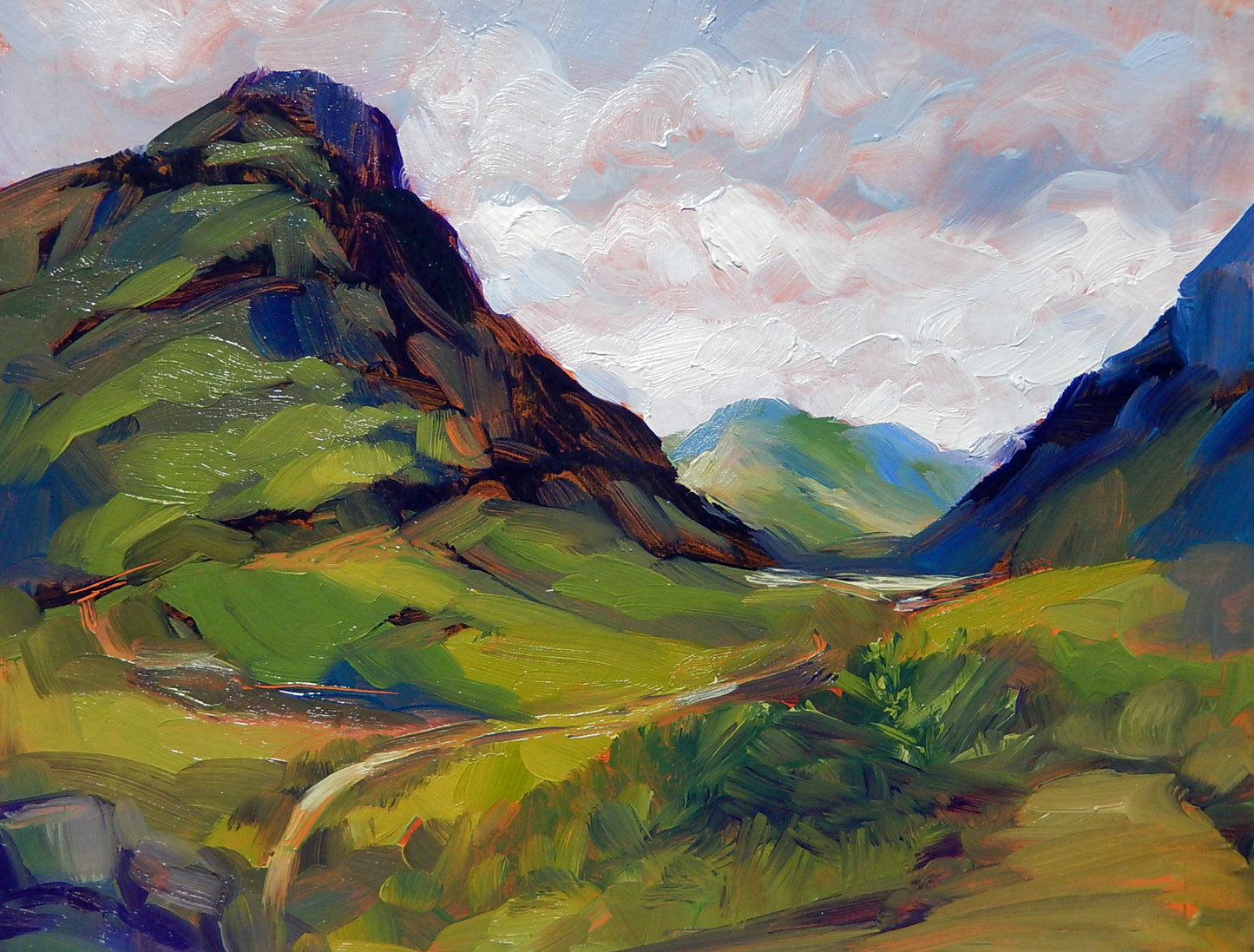Glencoe, Three Sisters, oil