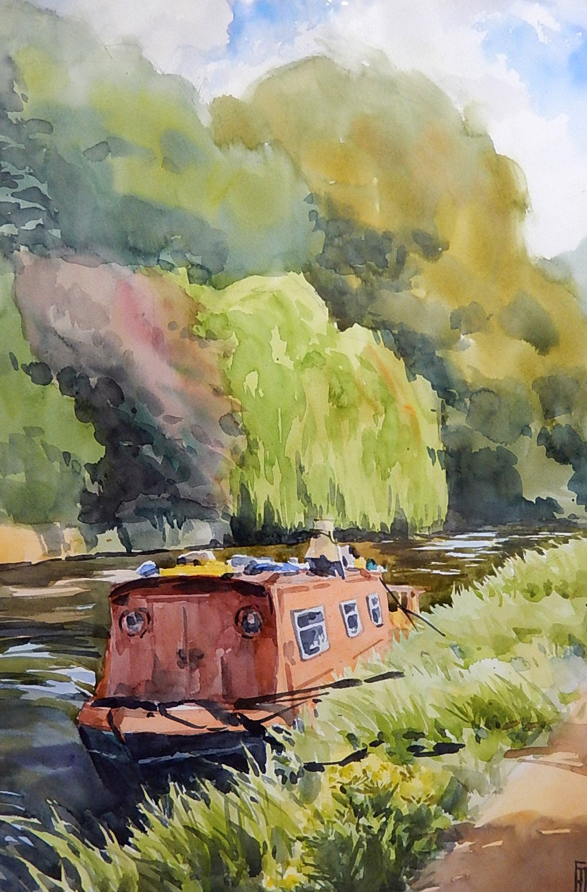 Old Canal Boat