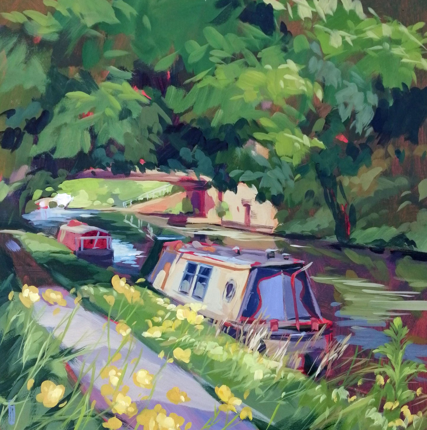 Perfect Day by the Canal (print)