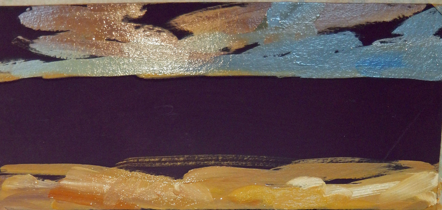 Seascapes with a palette knife