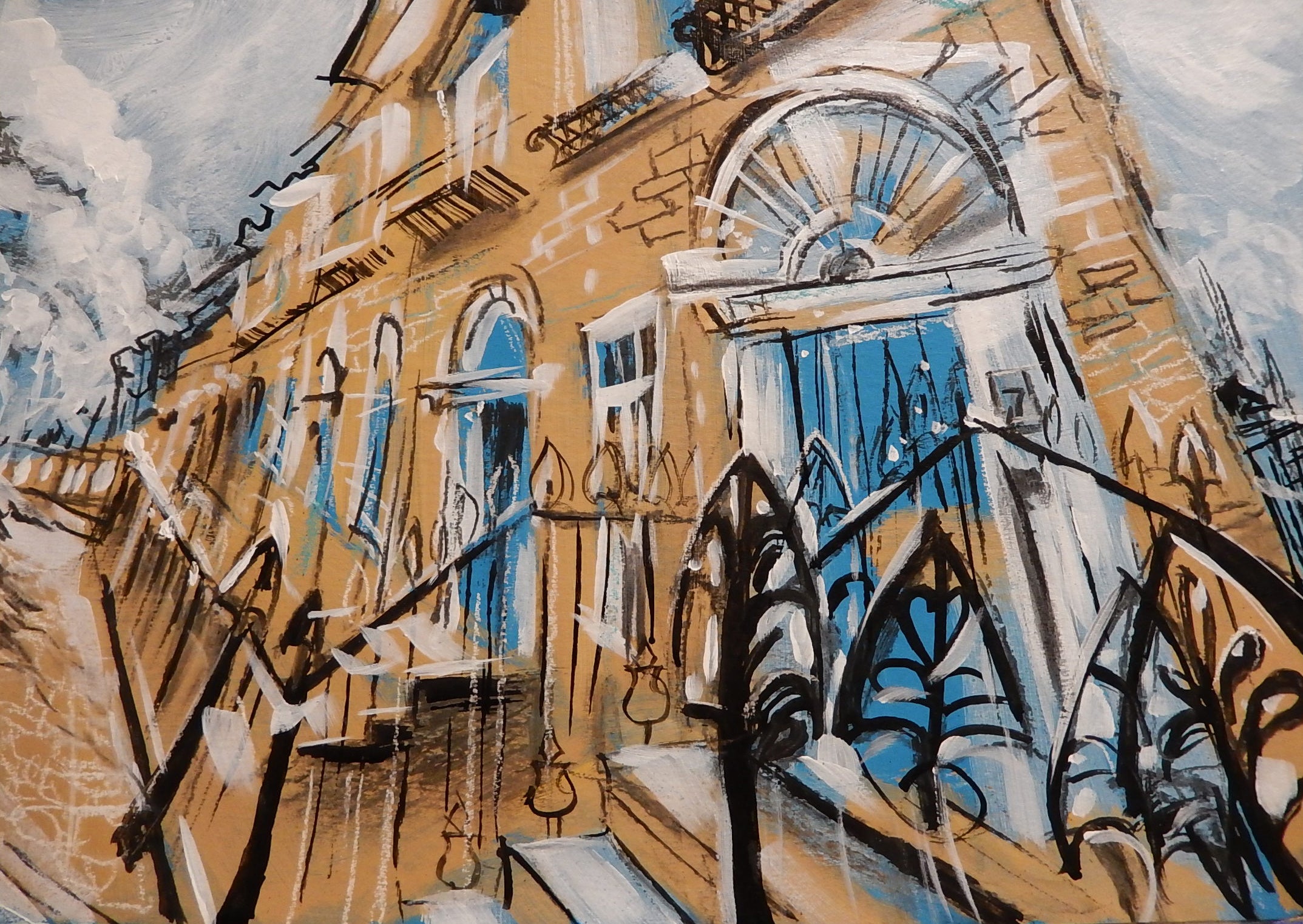 Edinburgh, class demonstration inspired by Lucy Jones Julia Borodina