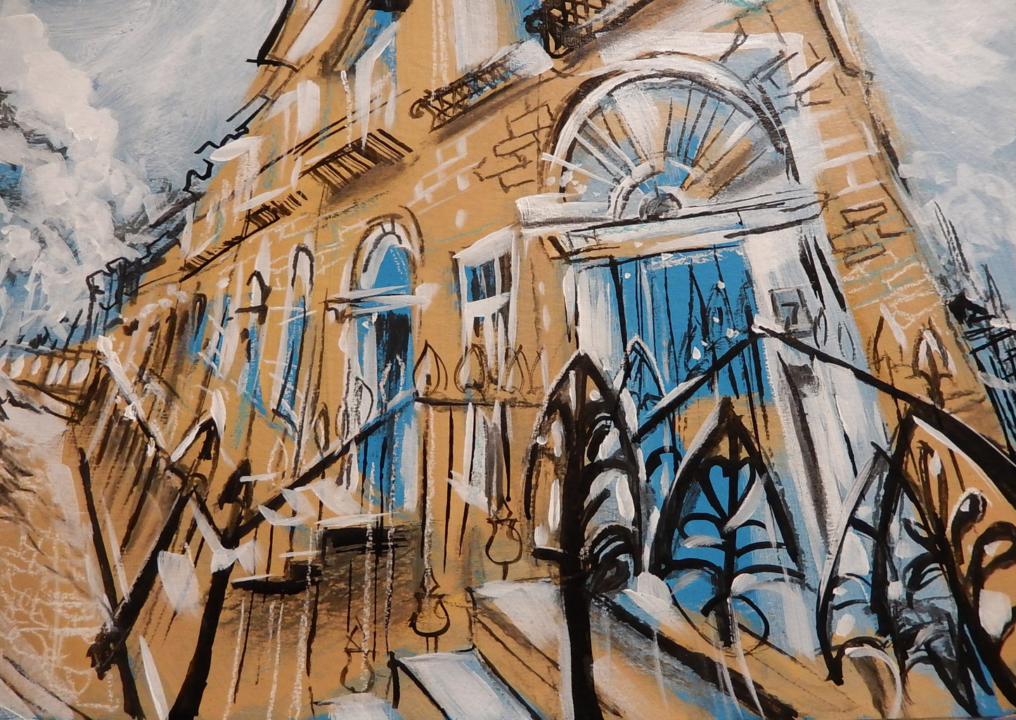 Edinburgh, class demonstration inspired by Lucy Jones