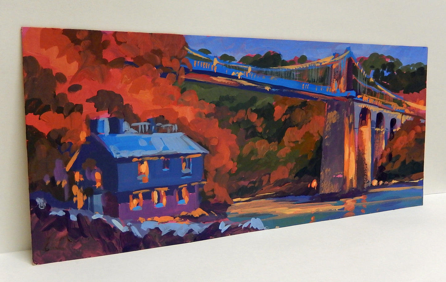 Menai Bridge, Evening Light