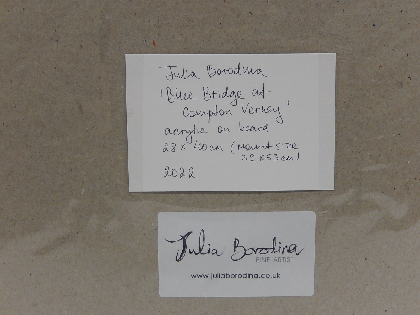 Blue Bridge at Compton Verney (Version 2)