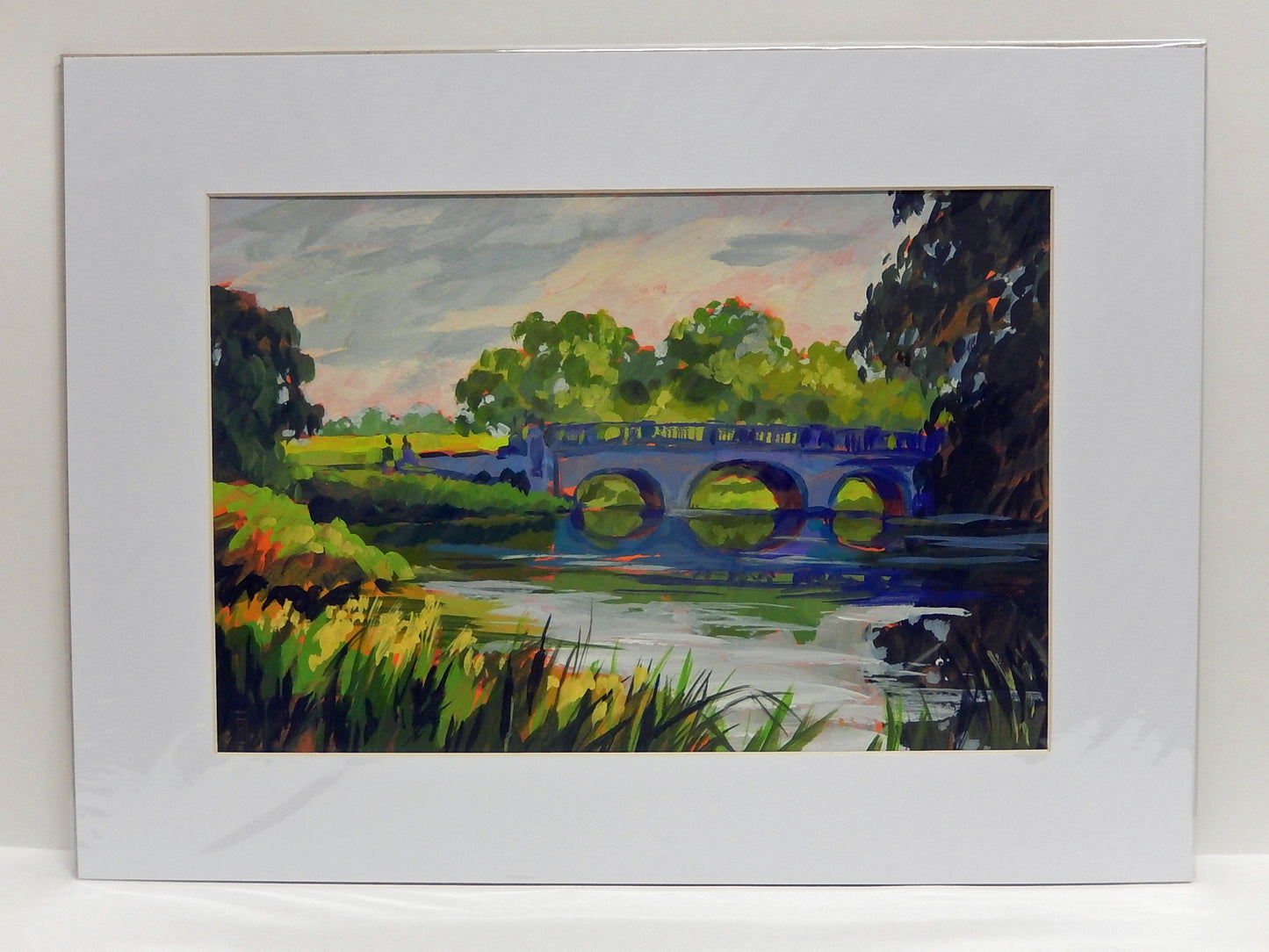 Blue Bridge at Compton Verney (Version 2)