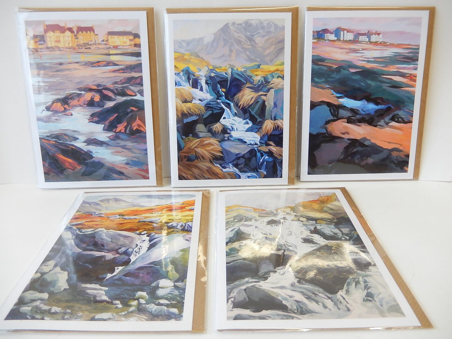 Evening Falls at Rhosneigr, Anglesey (greeting card)