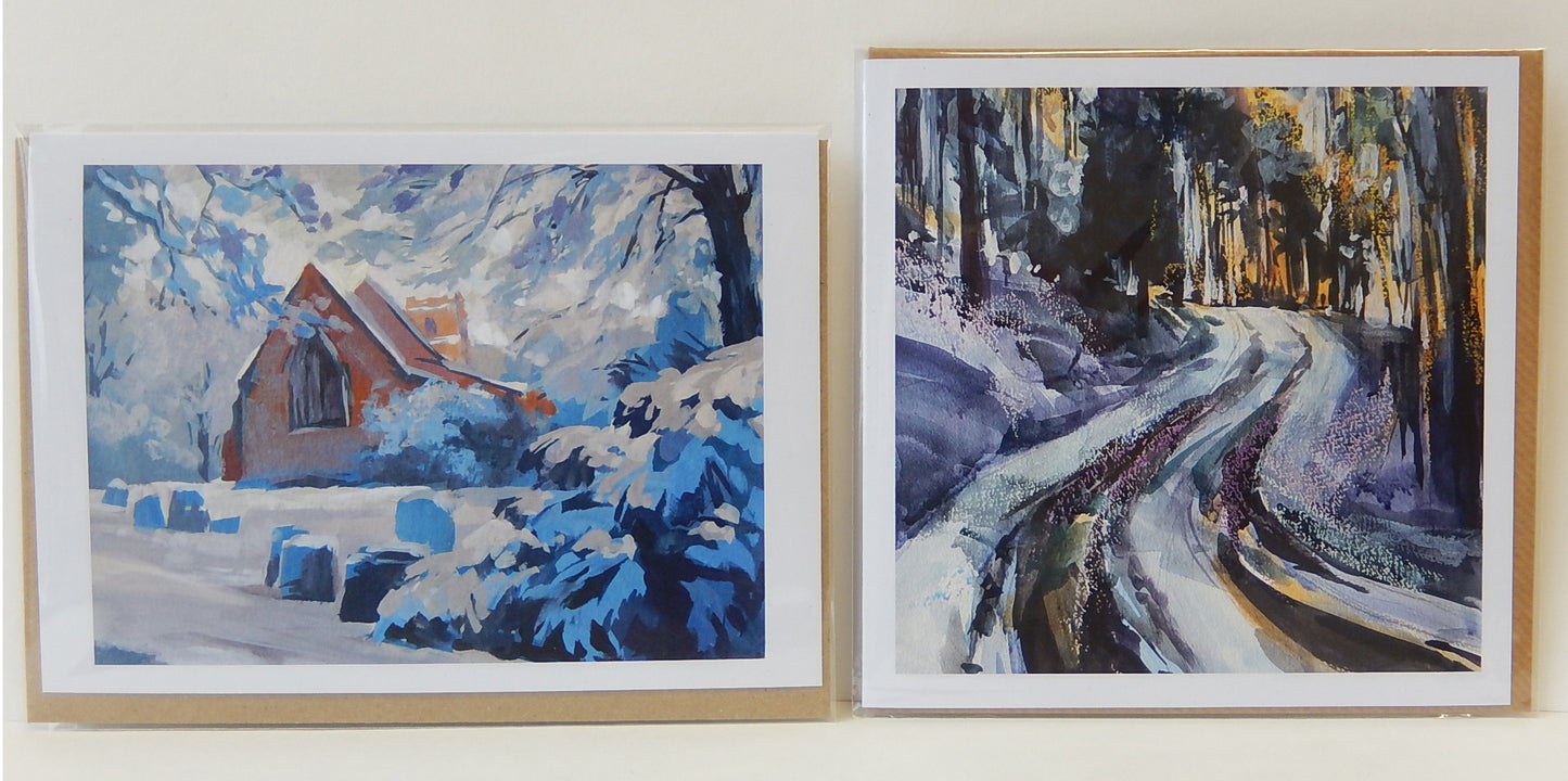 Fairy Pools and the Black Cuillins, Isle of Skye (greeting card)