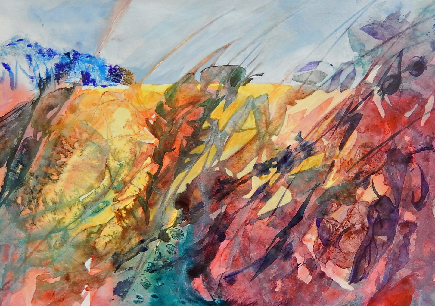 Golden Fields, inspired by Ann Blockley