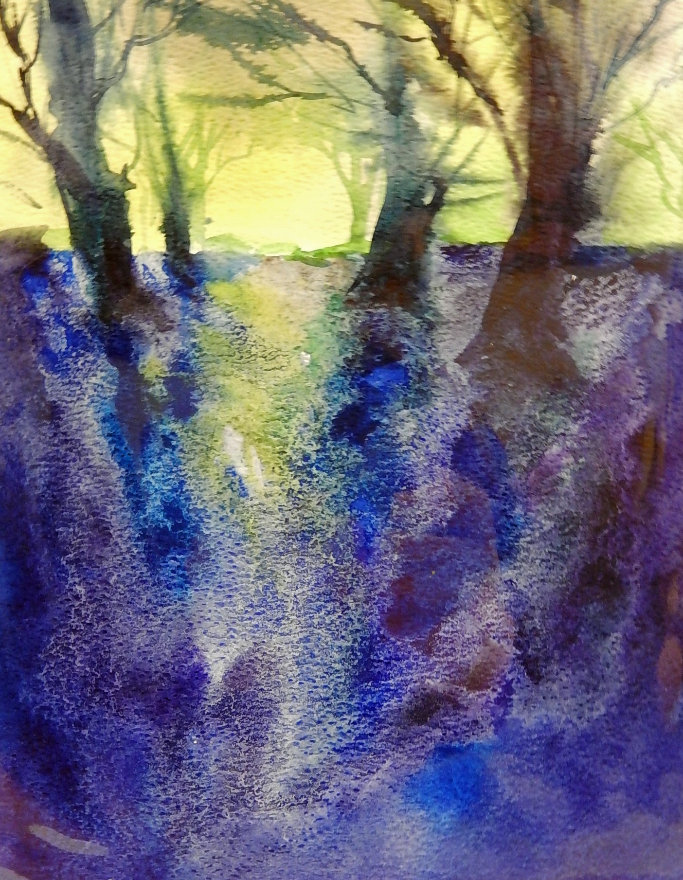 Bluebells (Version 2), inspired by Ann Blockley