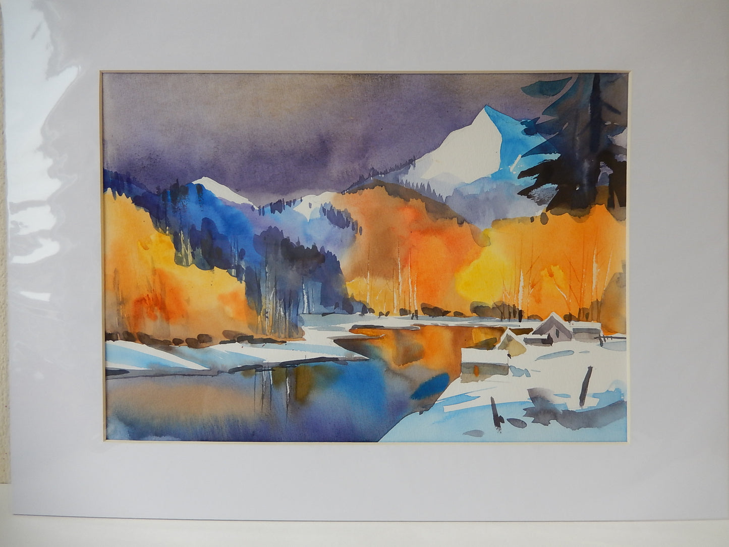 Merced River, Yosemite (Version 1), inspired by Frank Francese