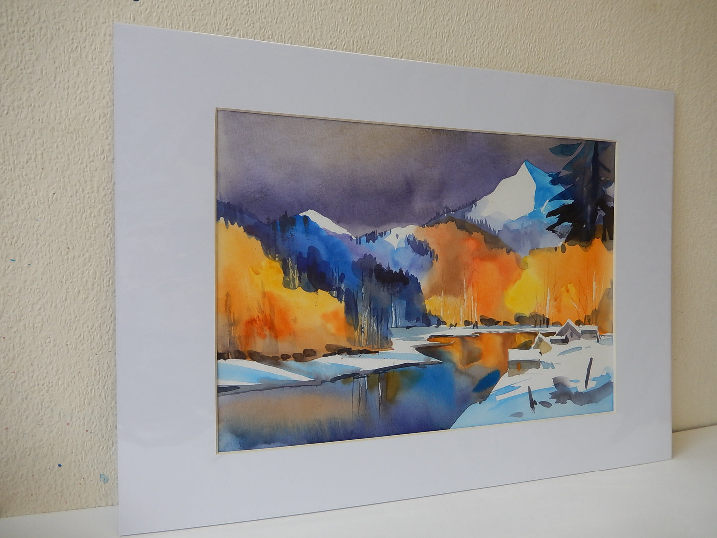 Merced River, Yosemite (Version 1), inspired by Frank Francese