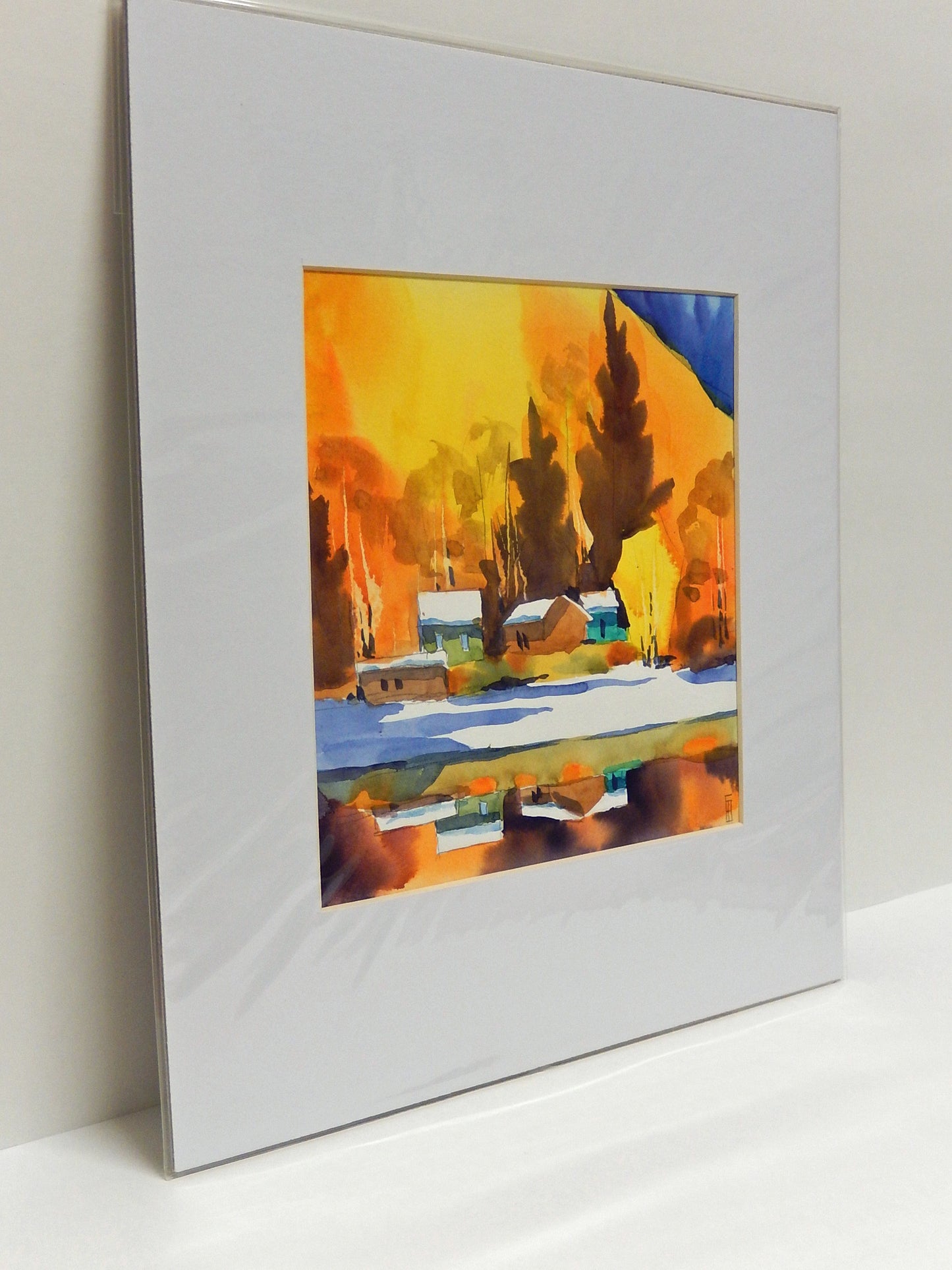 Winter Reflections - Small sketch (Version 7), inspired by Frank Francese