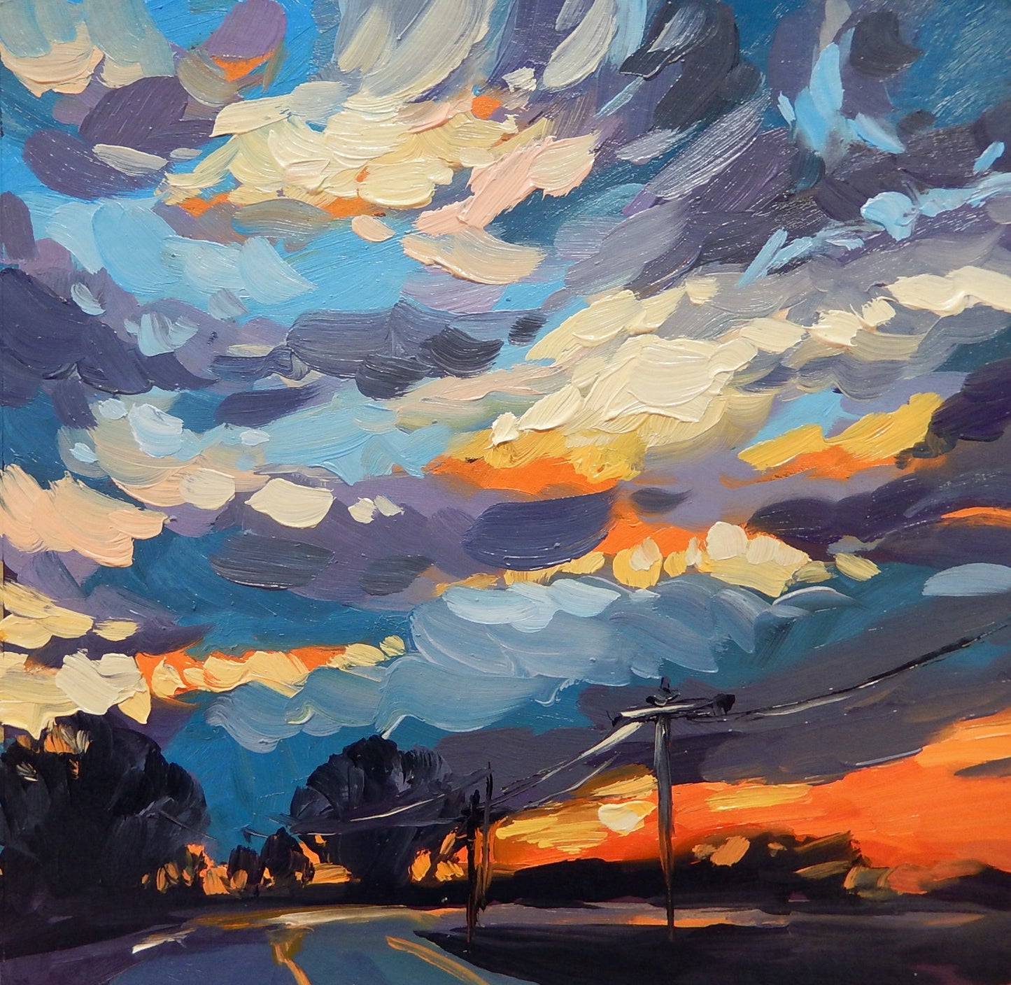 Sunset after Christopher Long
