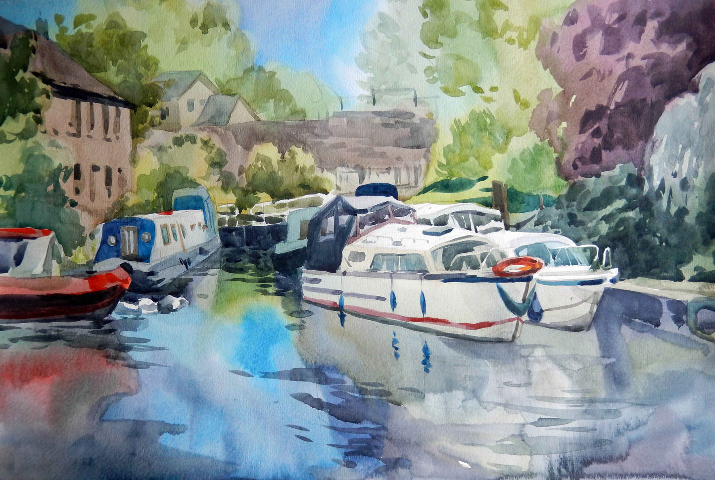 Morning at Calder and Hebble Canal