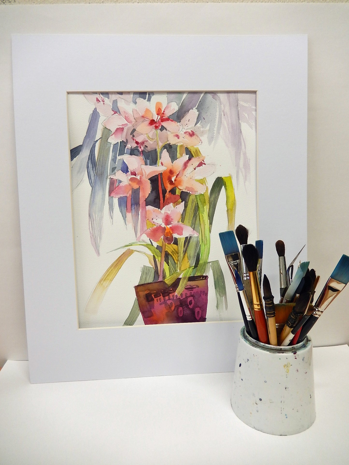 Orchids, inspired by Shirly Trevena