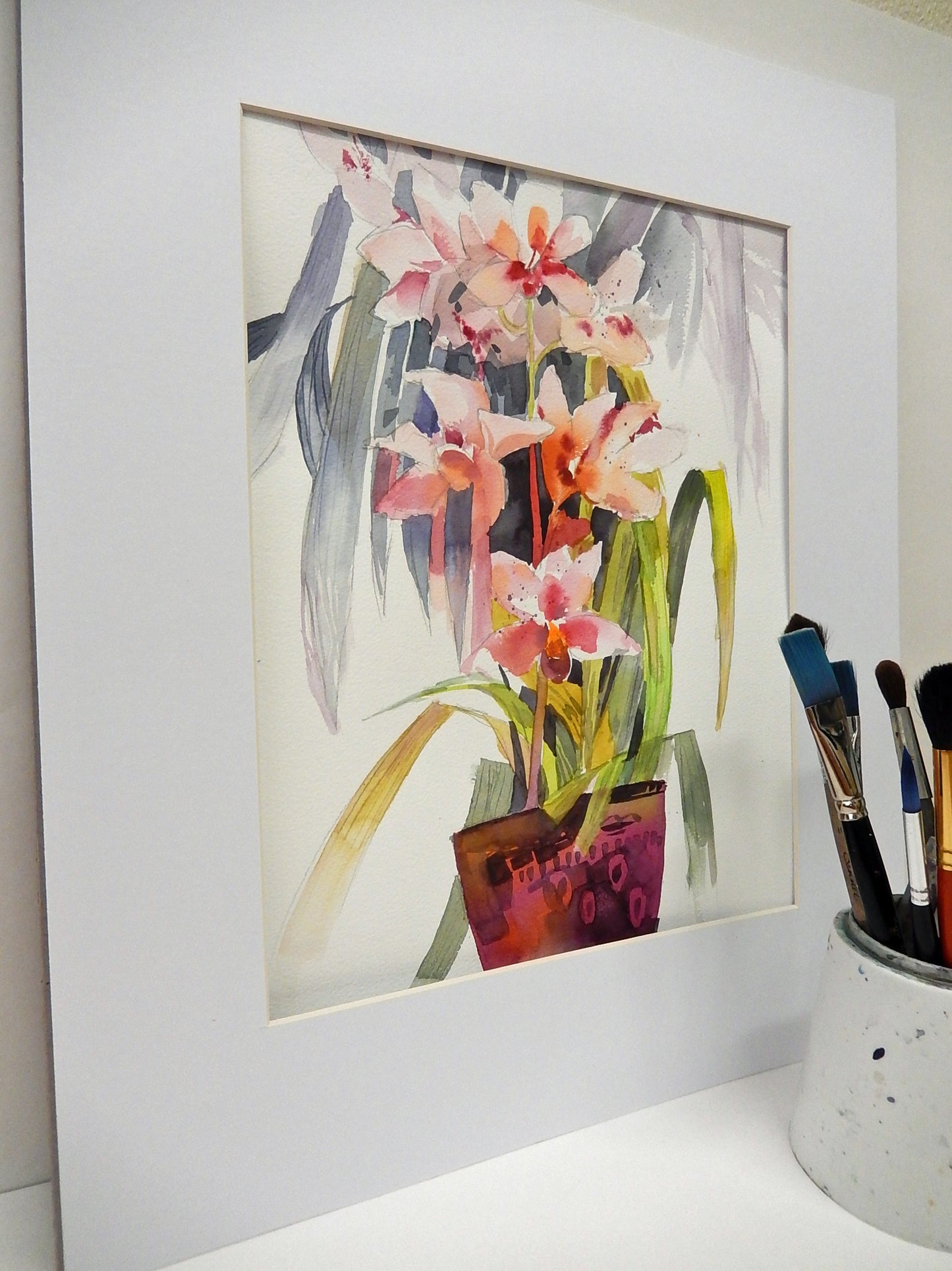 Orchids, inspired by Shirly Trevena