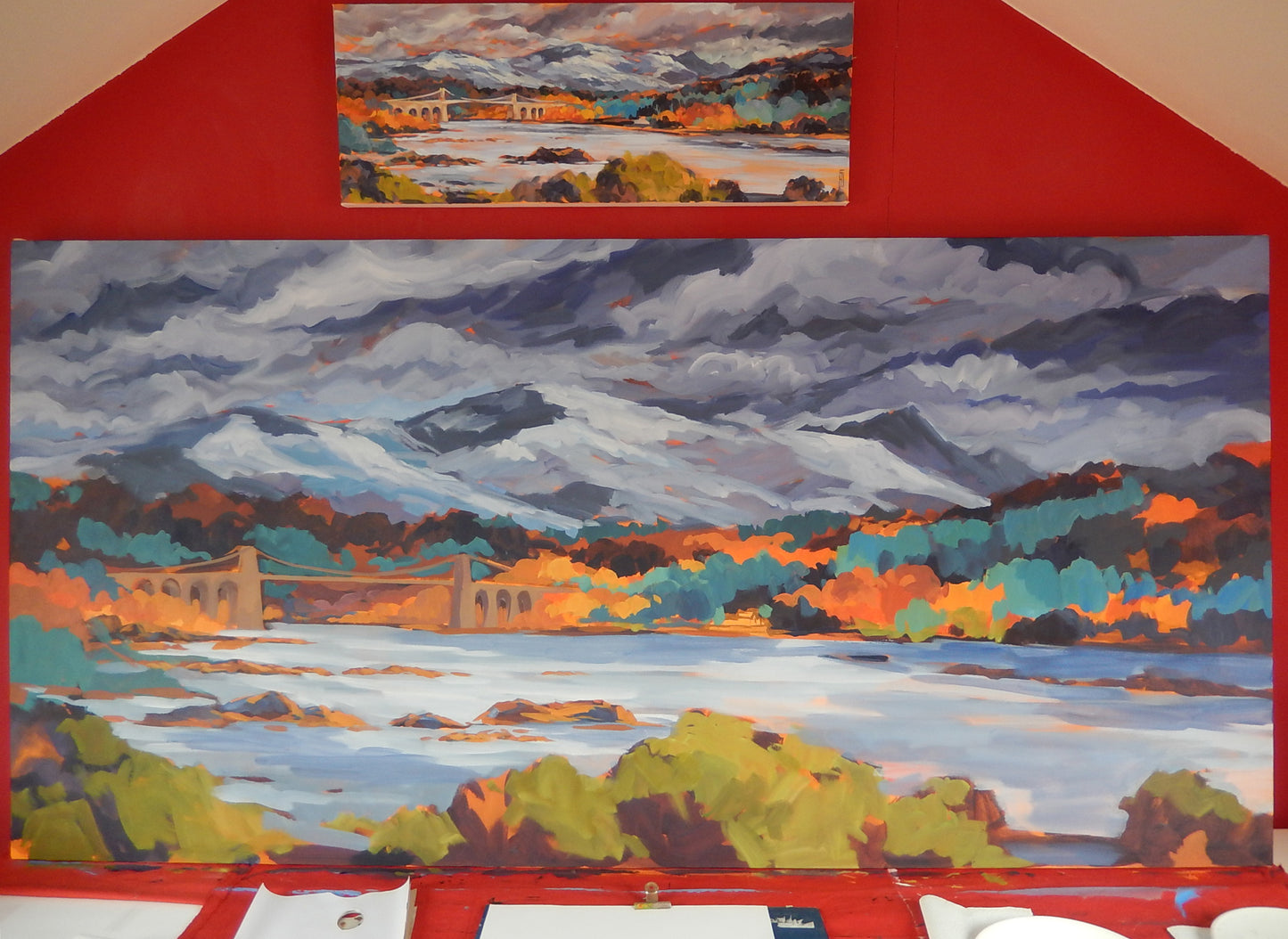 Menai Bridge (100 x 200cm)