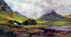 Clouds Moving Over Beinn Fhada (Long Hill) Glencoe's Most Easterly Sister, oil