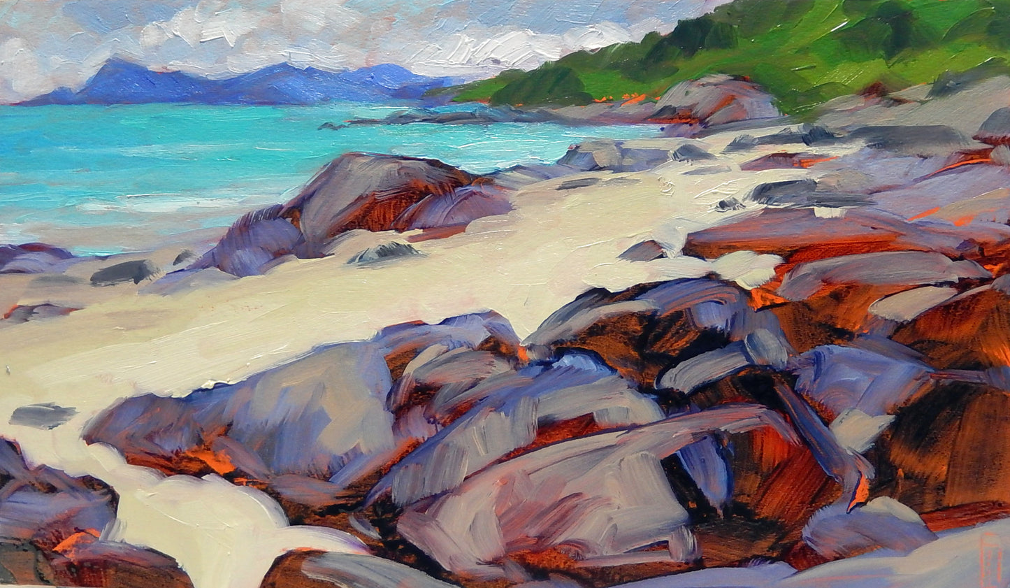 Calm Day, Scottish Coast, oil