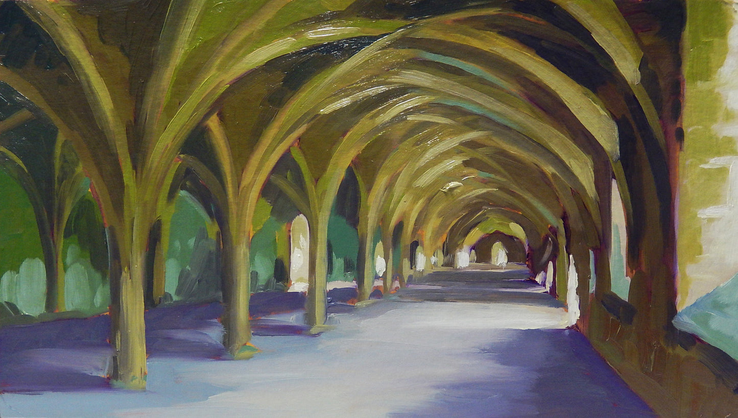 Cellarium Silence, Fountains Abbey, oil