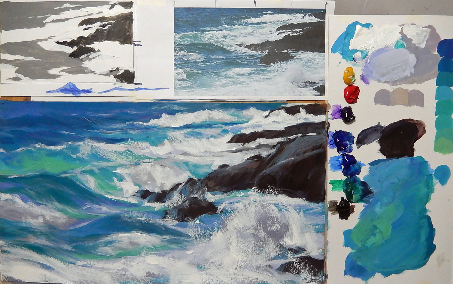Crushing Waves (Exploring Colour)
