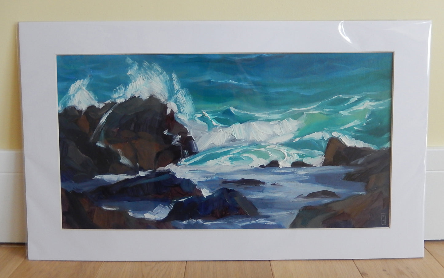 Incoming Tide, View on Smirisary Walk by Glen Uig, oil