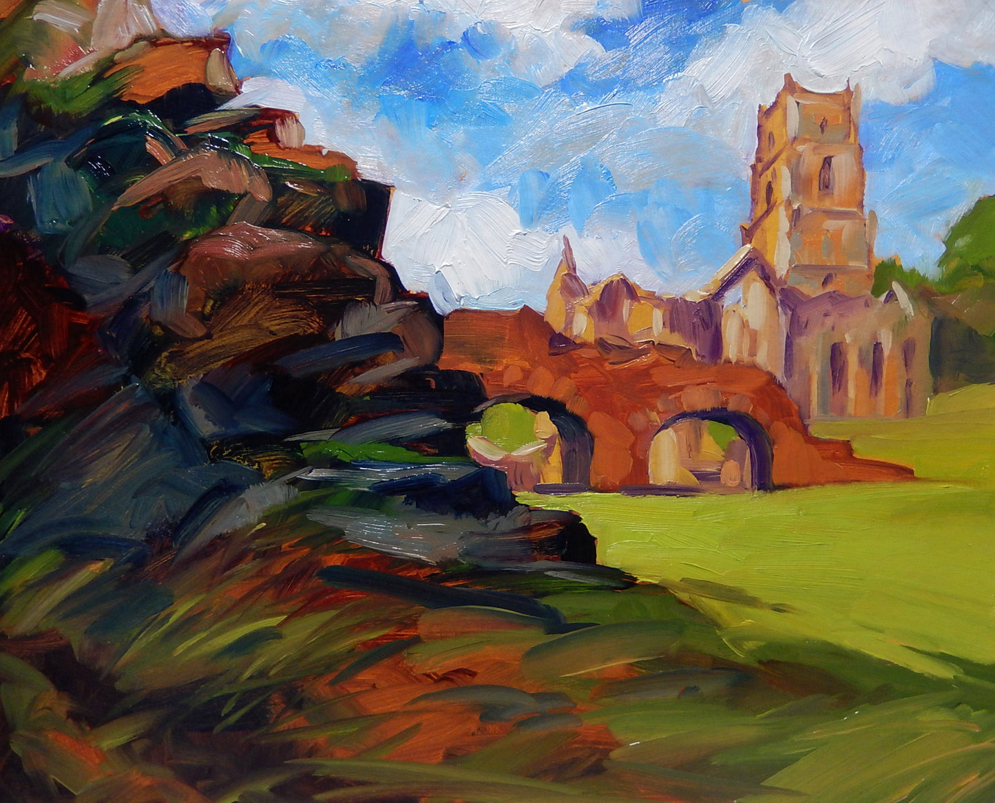 Ancient Stones and Huby's Tower, Fountains Abbey