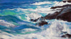 Crushing Waves, acrylic