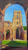 Huby's Tower, Fountains Abbey, acrylic