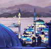 Last light over the Bosphorus
