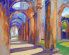 Silver Abbey Light, Fountains Abbey, oil