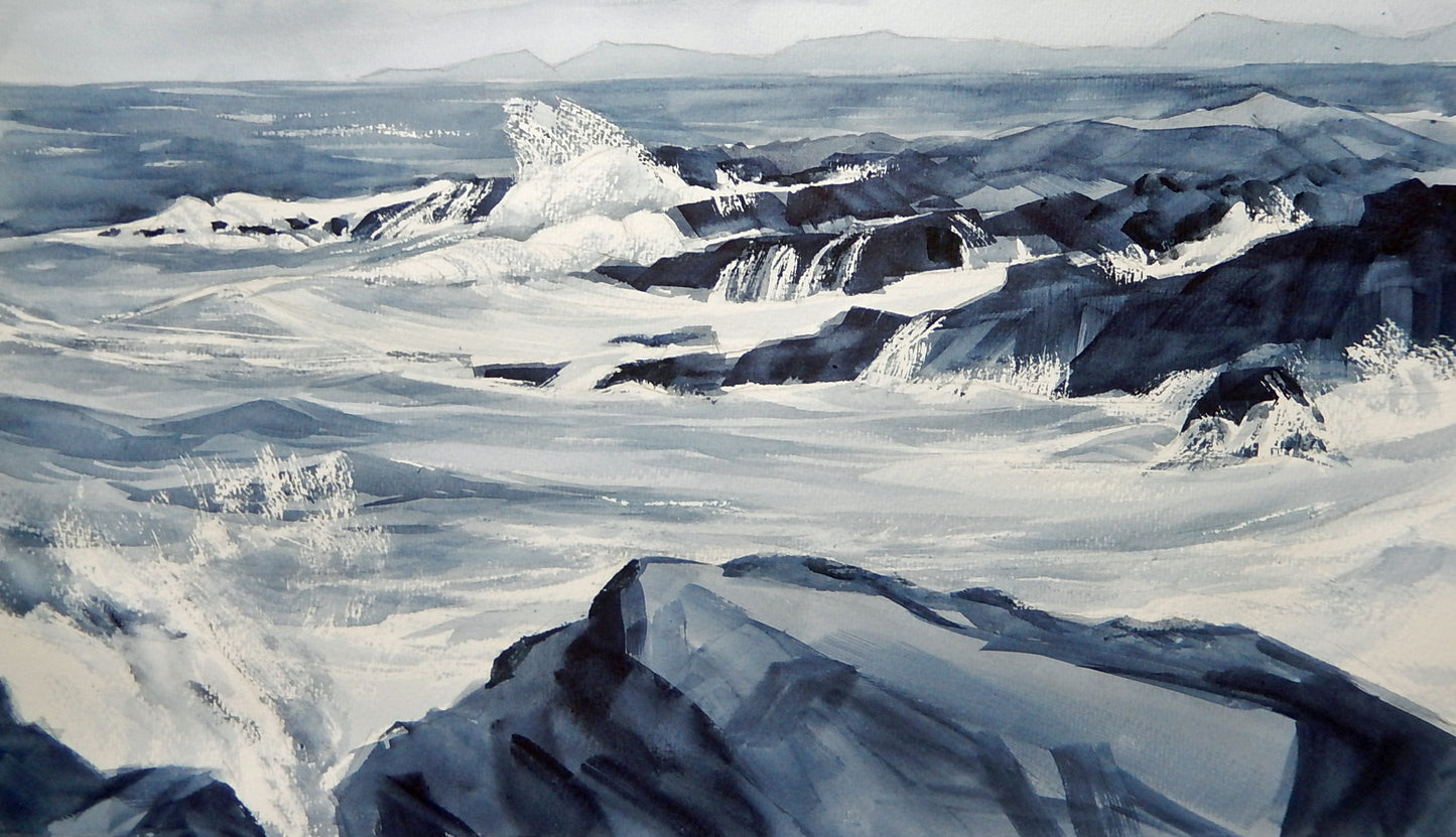 View from Smirisary Walk, Scottish Coast (Tonal version)