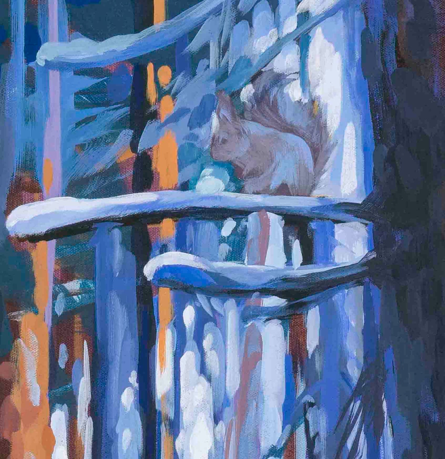 Winter Chase (print)